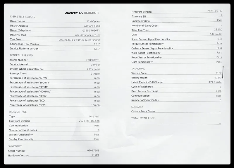 Giant Talon E+ 29er Sport 25km/h Small Graphite 2022-9